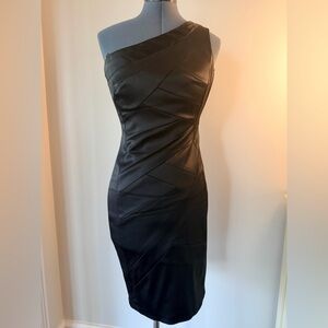 Jax Black One Shoulder Dress